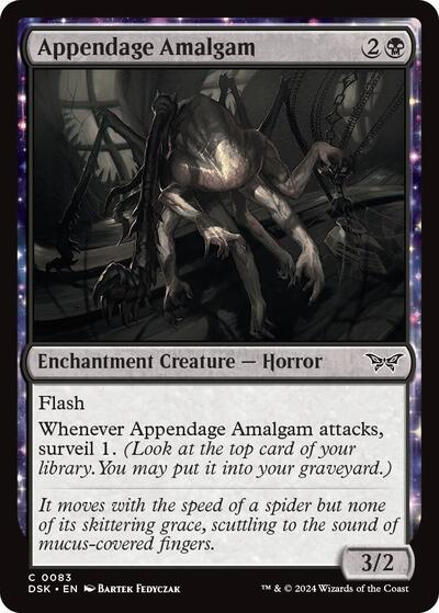 Appendage Amalgam (Duskmourn: House of Horror) Near Mint - Nick Nack's Full Frontal Attack