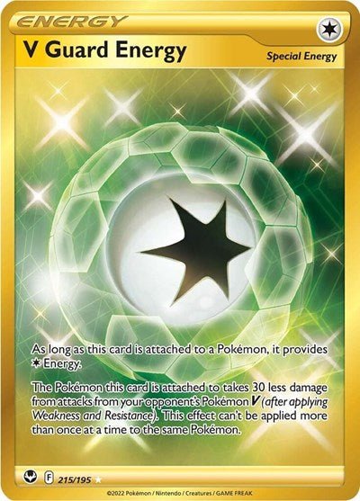 V Guard Energy (Secret) (SWSH12: Silver Tempest) Near Mint Holofoil - Nick Nack's Full Frontal Attack