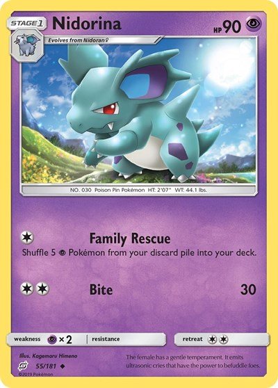 Nidorina (SM - Team Up) Near Mint - Nick Nack's Full Frontal Attack