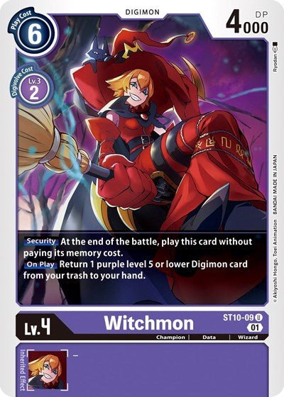 Witchmon (Starter Deck 10: Parallel World Tactician) Near Mint - Nick Nack's Full Frontal Attack