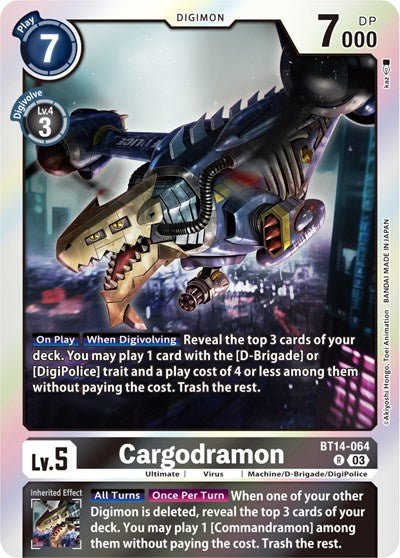 Cargodramon (Blast Ace) Near Mint - Nick Nack's Full Frontal Attack