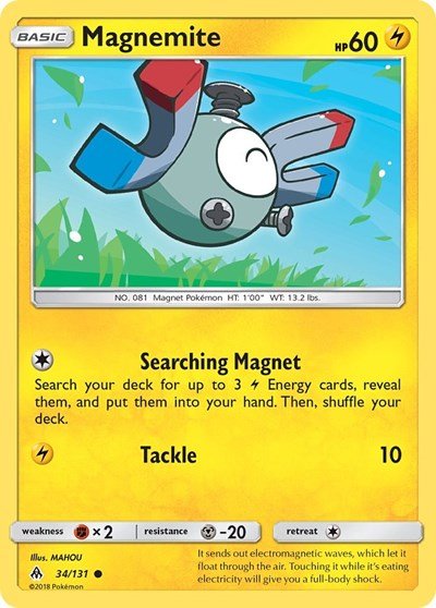 Magnemite (SM - Forbidden Light) Near Mint - Nick Nack's Full Frontal Attack