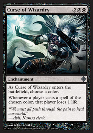 Curse of Wizardry (Rise of the Eldrazi) Light Play