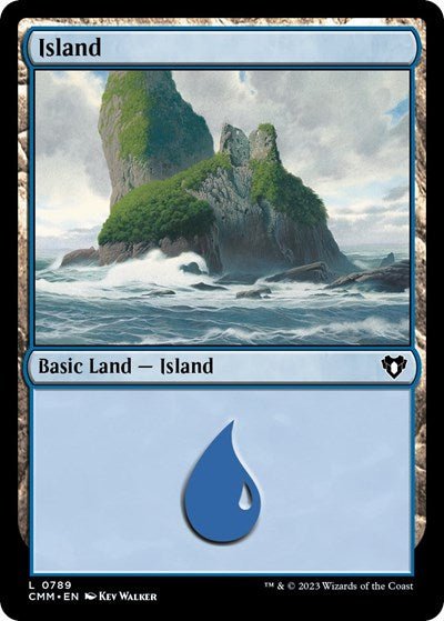 Island (0789) (Commander Masters) Near Mint - Nick Nack's Full Frontal Attack