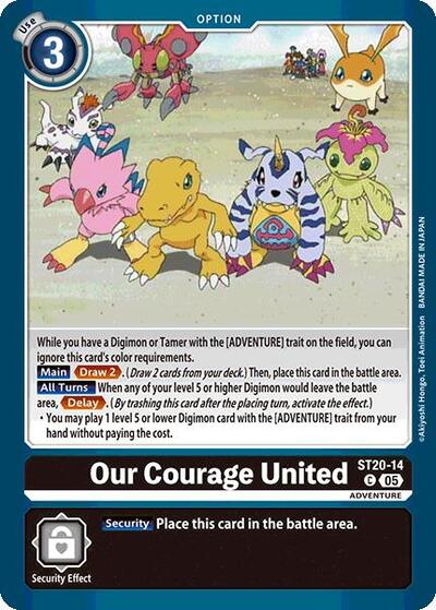 Our Courage United (Starter Deck 20: Protector of Light) Near Mint - Nick Nack's Full Frontal Attack