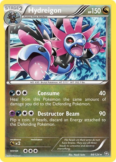 Hydreigon (98) (Dragons Exalted) Near Mint Reverse Holofoil