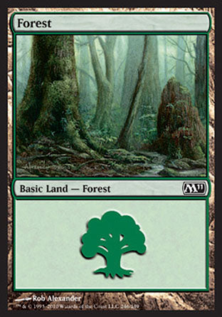 Forest (246) (Magic 2011 Core Set) Near Mint - Nick Nack's Full Frontal Attack