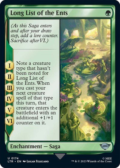 Long List of the Ents (Universes Beyond: The Lord of the Rings: Tales of Middle-earth) Near Mint - Nick Nack's Full Frontal Attack