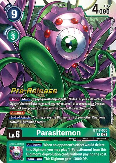 Parasitemon (Secret Crisis Pre-Release Cards) Near Mint