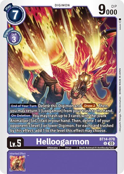 Helloogarmon (Blast Ace) Near Mint - Nick Nack's Full Frontal Attack