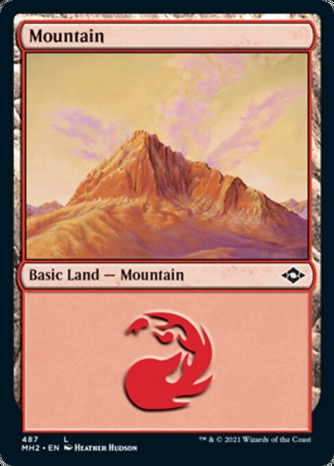 Mountain (487) (Modern Horizons 2) Near Mint - Nick Nack's Full Frontal Attack