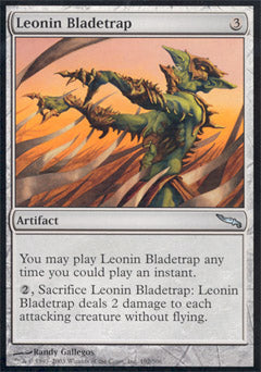 Leonin Bladetrap (Mirrodin) Light Play
