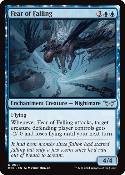 Fear of Falling (Duskmourn: House of Horror) Near Mint - Nick Nack's Full Frontal Attack