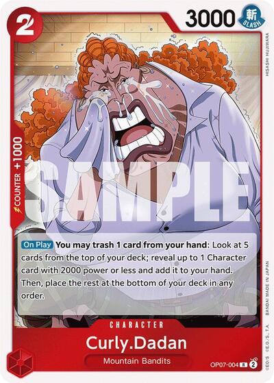 Curly.Dadan (500 Years in the Future) Near Mint Foil - Nick Nack's Full Frontal Attack