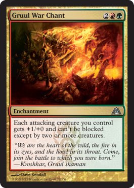 Gruul War Chant (Dragon's Maze) Near Mint - Nick Nack's Full Frontal Attack
