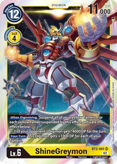 ShineGreymon (Resurgence Booster Reprint) (Resurgence Booster) Near Mint Foil - Nick Nack's Full Frontal Attack