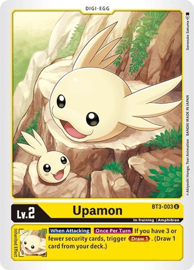 Upamon BT3 - 003 (Release Special Booster) Near Mint - Nick Nack's Full Frontal Attack