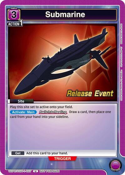 Submarine (Code Geass: Lelouch of the Rebellion Release Event Cards) Near Mint