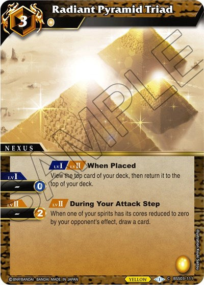 Radiant Pyramid Triad (Aquatic Invaders) Near Mint