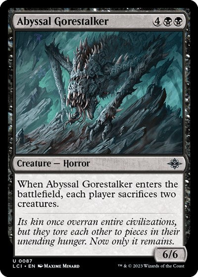 Abyssal Gorestalker (The Lost Caverns of Ixalan) Near Mint Foil
