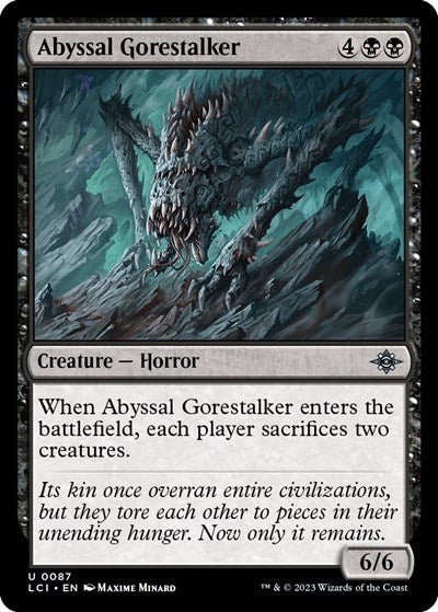 Abyssal Gorestalker (The Lost Caverns of Ixalan) Near Mint - Nick Nack's Full Frontal Attack