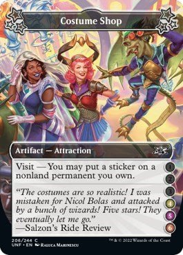 Costume Shop (4-5-6) (Unfinity) Near Mint - Nick Nack's Full Frontal Attack