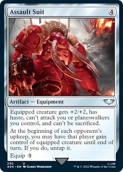 Assault Suit (Universes Beyond: Warhammer 40K) Near Mint - Nick Nack's Full Frontal Attack