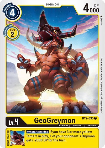 GeoGreymon (Release Special Booster) Near Mint - Nick Nack's Full Frontal Attack