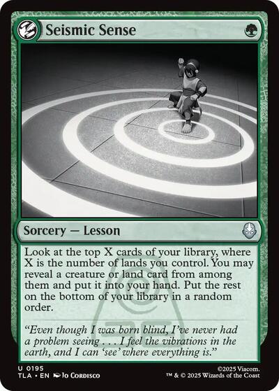 Seismic Sense (Avatar: The Last Airbender) Near Mint - Nick Nack's Full Frontal Attack