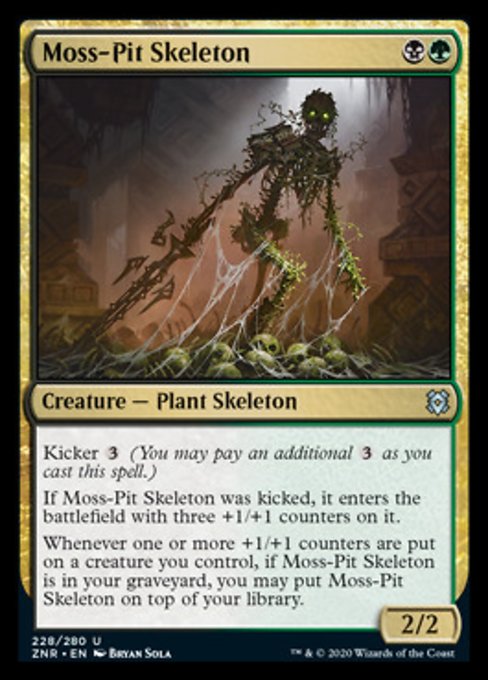Moss-Pit Skeleton (Zendikar Rising) Near Mint