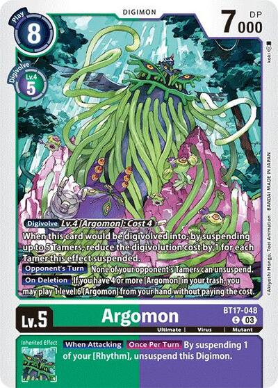 Argomon BT17-048 (Secret Crisis) Near Mint
