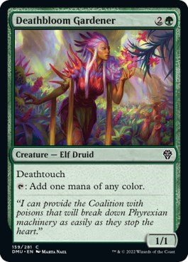 Deathbloom Gardener (Dominaria United) Near Mint - Nick Nack's Full Frontal Attack