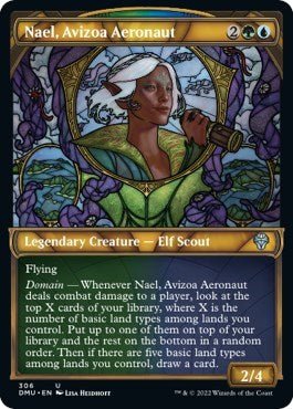 Nael, Avizoa Aeronaut (Showcase) (Dominaria United) Near Mint - Nick Nack's Full Frontal Attack