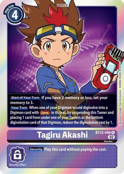 Tagiru Akashi (Across Time) Near Mint Foil - Nick Nack's Full Frontal Attack