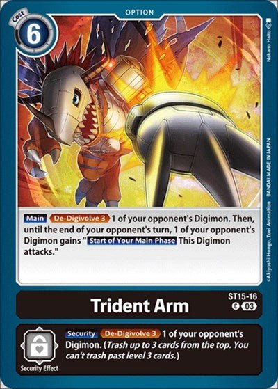 Trident Arm (Starter Deck 15: Dragon of Courage) Near Mint - Nick Nack's Full Frontal Attack