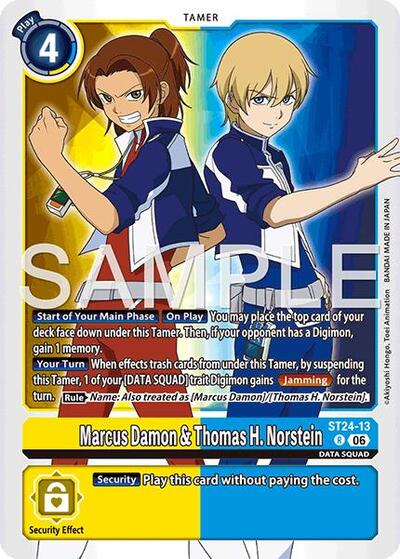 Marcus Damon and Thomas H. Norstein (Starter Deck 24: Data Squad) Near Mint Foil - Nick Nack's Full Frontal Attack
