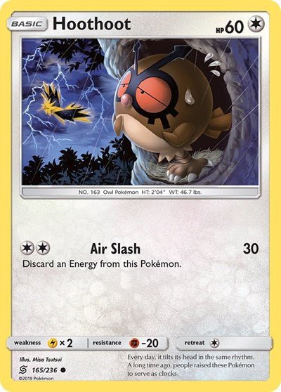 Hoothoot (SM - Unified Minds) Near Mint - Nick Nack's Full Frontal Attack