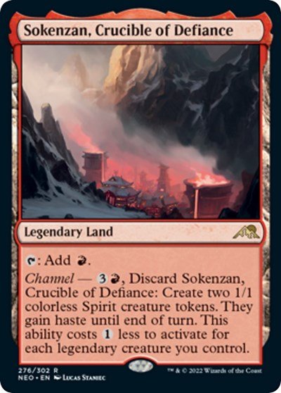 Sokenzan, Crucible of Defiance (Kamigawa: Neon Dynasty) Near Mint - Nick Nack's Full Frontal Attack