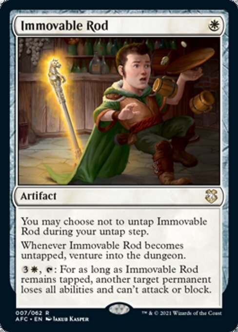 Immovable Rod (Commander 2021 Forgotten Realms) Near Mint - Nick Nack's Full Frontal Attack