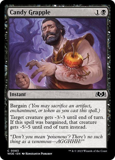 Candy Grapple (Wilds of Eldraine) Near Mint - Nick Nack's Full Frontal Attack