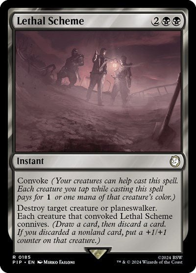 Lethal Scheme (Universes Beyond: Fallout) Near Mint Foil - Nick Nack's Full Frontal Attack