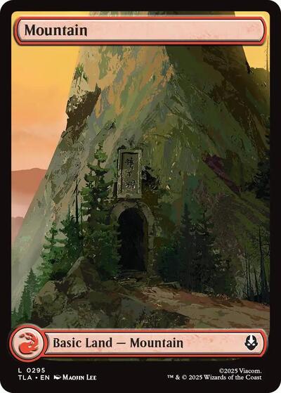 Mountain (0295) (Avatar: The Last Airbender) Near Mint - Nick Nack's Full Frontal Attack