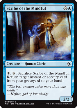 Scribe of the Mindful (Amonkhet) Near Mint - Nick Nack's Full Frontal Attack