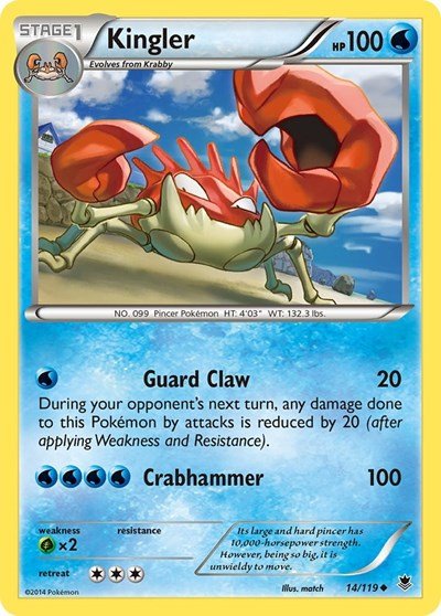 Kingler (XY - Phantom Forces) Heavy Play - Nick Nack's Full Frontal Attack