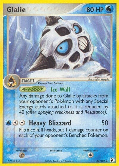 Glalie (Hidden Legends) Light Play