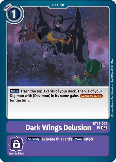 Dark Wings Delusion (Blast Ace) Near Mint - Nick Nack's Full Frontal Attack