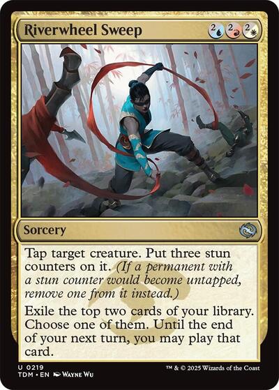 Riverwheel Sweep (Tarkir: Dragonstorm) Near Mint - Nick Nack's Full Frontal Attack