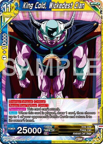 King Cold, Wickedest Clan (History of Z) Near Mint