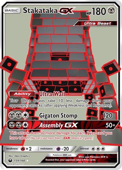 Stakataka GX (Full Art) (SM - Celestial Storm) Near Mint Holofoil - Nick Nack's Full Frontal Attack