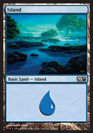 Island (235) (Magic 2011 Core Set) Near Mint - Nick Nack's Full Frontal Attack